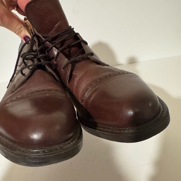 VENTURINI Men's Premium Dark Brown Leather Boots - Picture 2 of 8